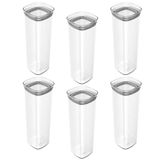 6x Porta Temperos Pote 2l Organizador Ou Block Hermético