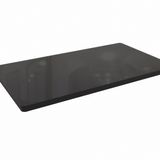 Tampo De Mesa De Jantar Com Vidro 160x90 Preto