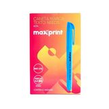 Kit 12 Canetas Marca Texto Needs Azul Ponta 4,0mm Maxprint