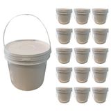 Balde Para Açougues De 2.2 Litros Branco 15 Pçs