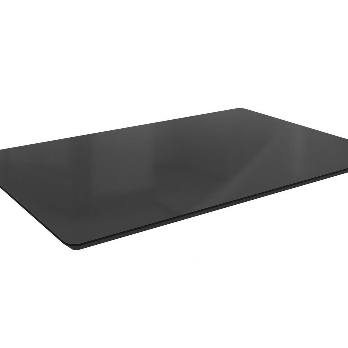 Tampo De Mesa De Jantar Com Vidro 120x80 Preto