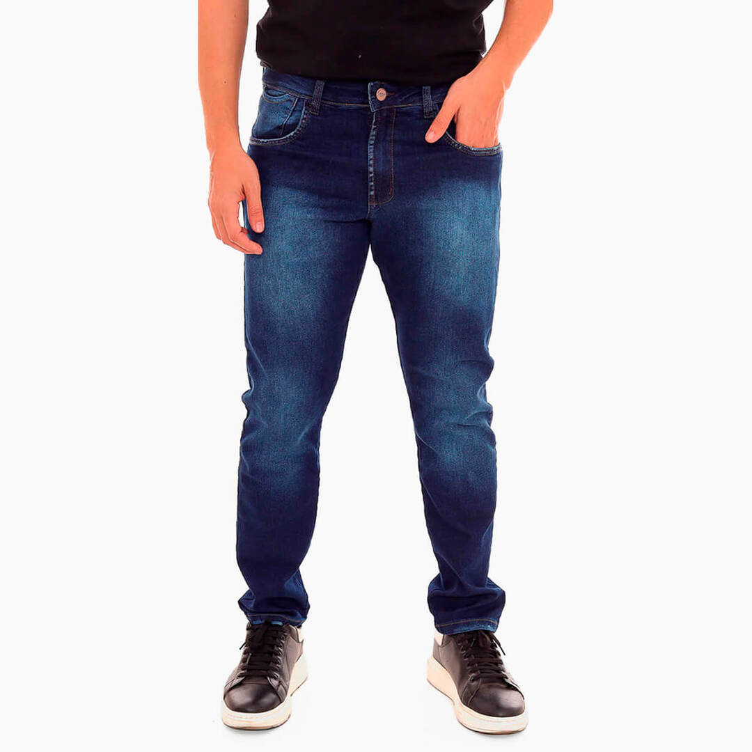 Calça Masculina Jeans Confort Elastano