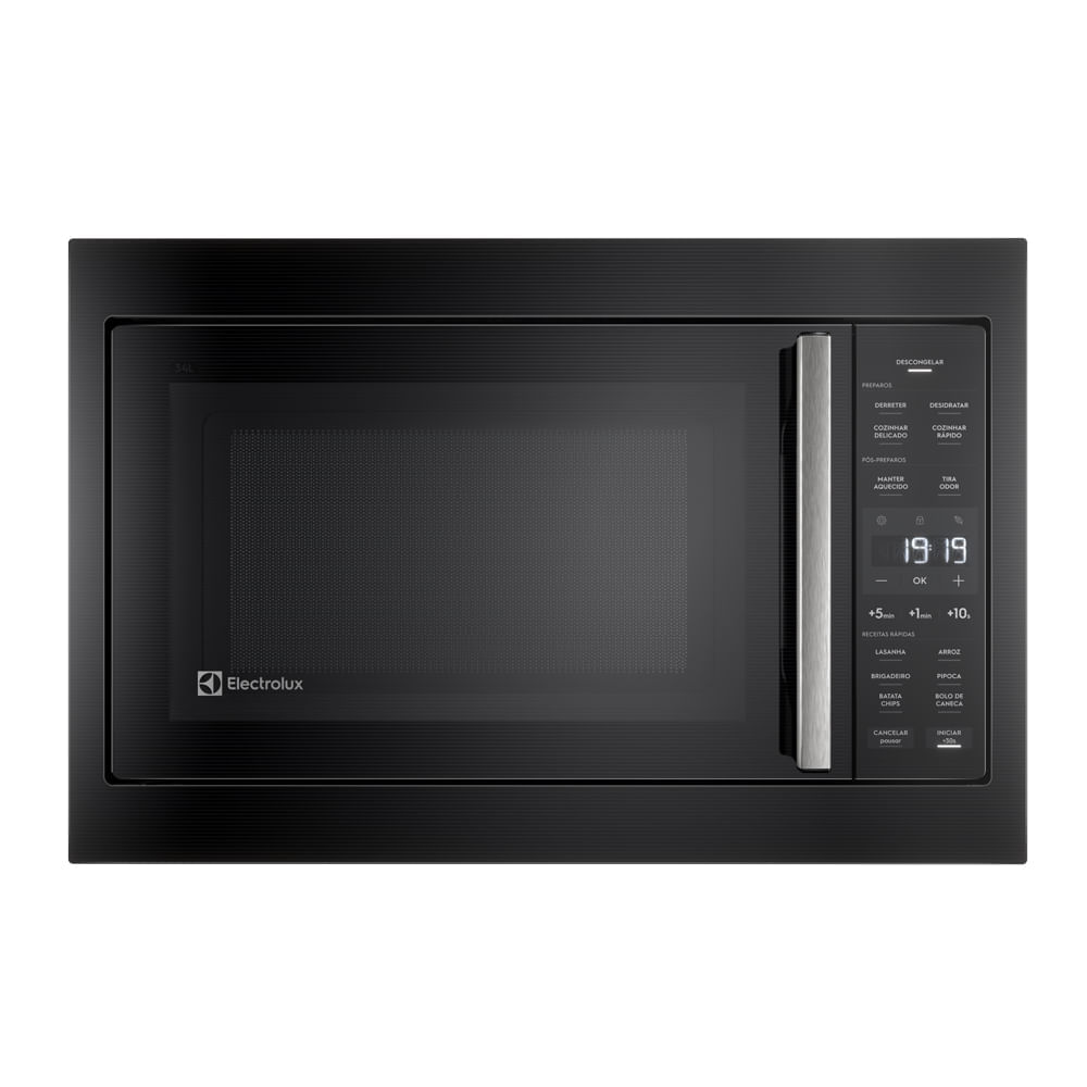 Micro-ondas De Embutir Electrolux 34l Preto Experience Com Descongelamento Assistido (me3bp) 220v