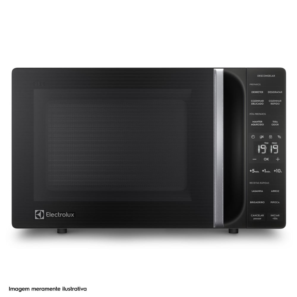 Micro-ondas Electrolux 23l Preto Efficient Com Descongelamento Assistido (me23p) 220v