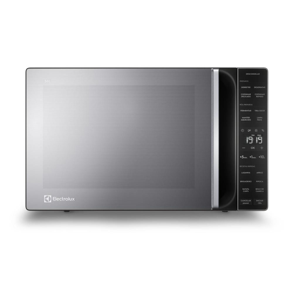 Micro-ondas Electrolux 36l Cor Inox Efficient Com Descongelamento Assistido (me36s) 220v