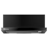 Depurador de Ar Electrolux 60cm Retrátil Preto Efficient com Luz de LED (DE6RP) 127V