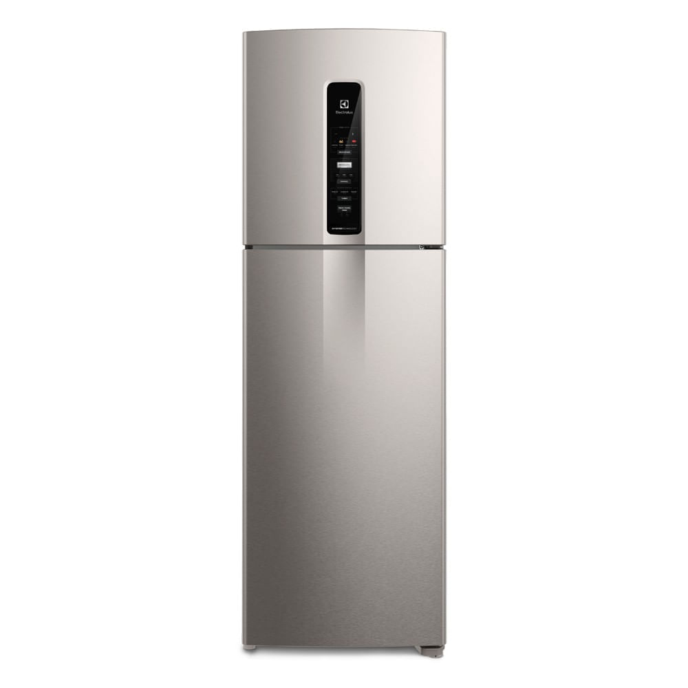 Geladeira Electrolux Frost Free Inverter 410l Efficient Autosense Duplex Cor Inox Look (if45s) 220v