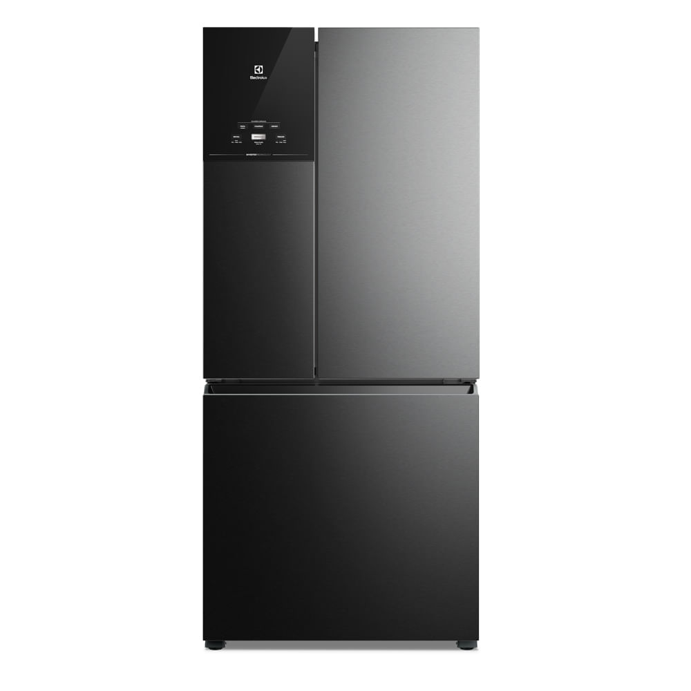 Geladeira Electrolux Frost Free Inverter 590l Autosense 3 Portas Cor Black Inox Look (im8b) 127v