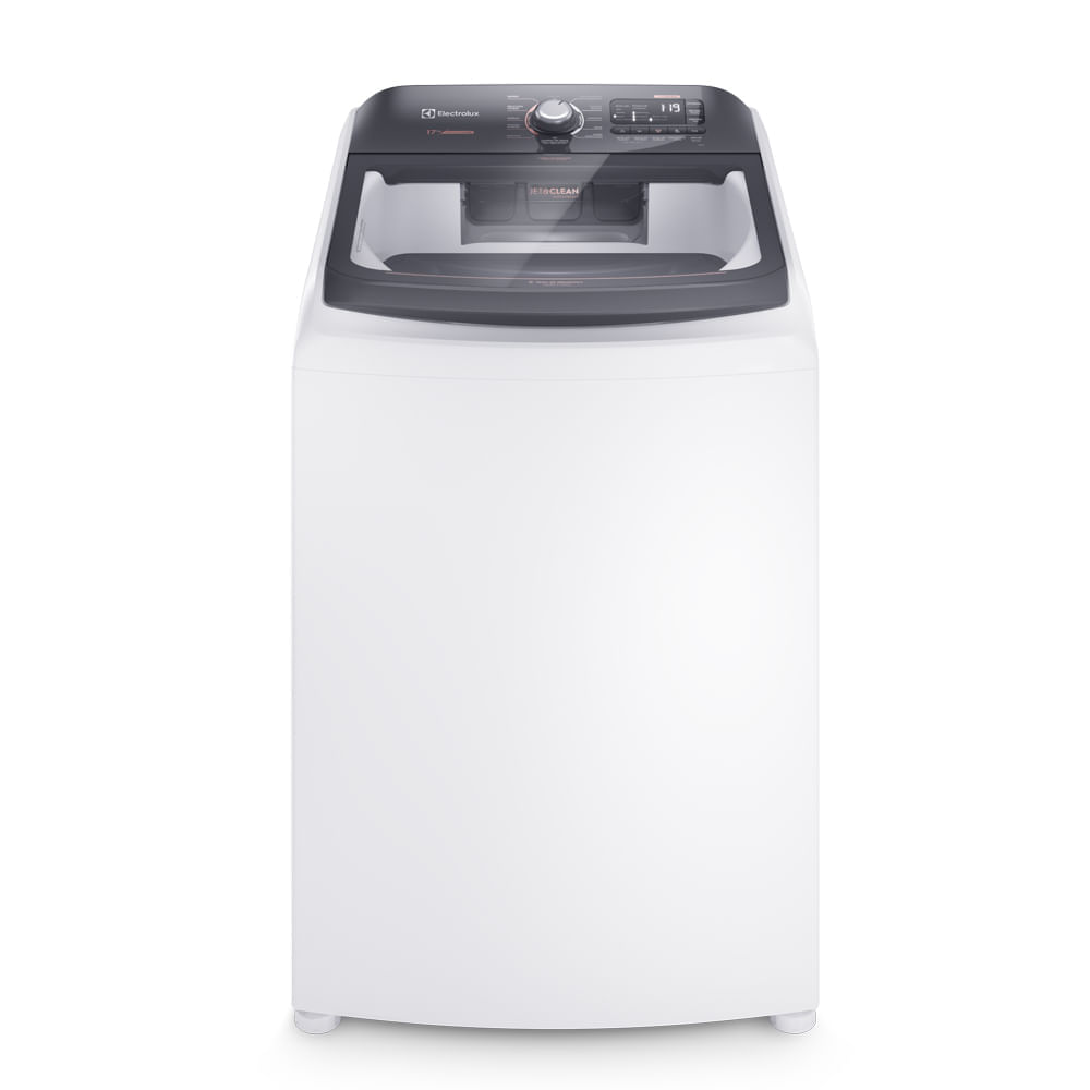 Máquina De Lavar Electrolux 17kg Branca Premium Care Com Cesto Inox E Jet&amp;clean (lec17) 220v