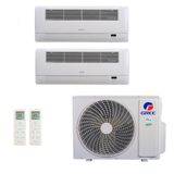 Ar Condicionado Multi Split Inverter R 32 Gree 18 000 2x Evap Cassete 1 Via 9 000 Quente Frio 220v