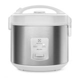 Panela De Arroz Elétrica Electrolux 3,5l Cor Inox Efficient 2 Em 1 Com Visor Glass Por Rita Lobo (erc31) 127v