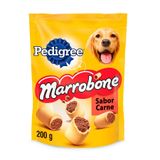 Biscoito Pedigree Biscrok Marrobone para Cães Adultos Sabor Carne 200 g