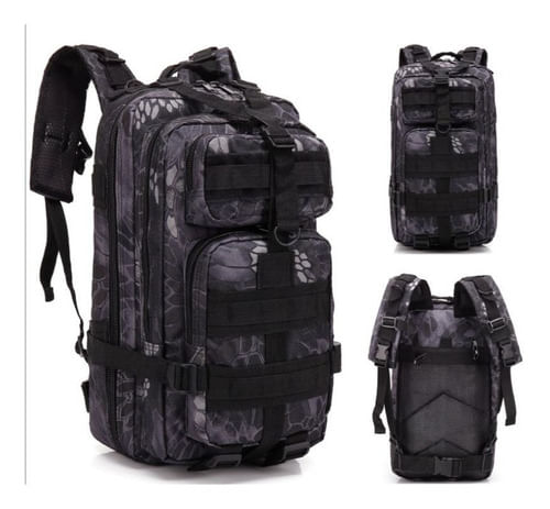 Mochila Tática Reforçada Militar Camuflada 30l Camping