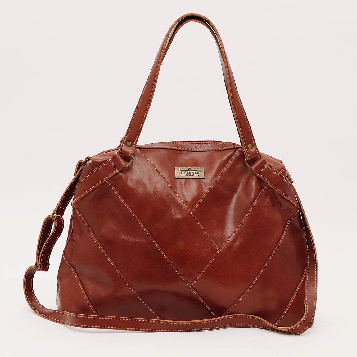 Bolsa De Ombro Social Diagonal Em Couro Cores