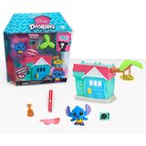 Disney Doorables Mini Playset Stitch's Surf Shack, Multi-Color