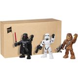 Star Wars Galactic Heroes Mega Mighties 3-Pack - Stormtrooper, Darth Vader, e Chewbacca 10-Inch Action Figures, Kids Ages 3 and Up (Amazon Exclusive)