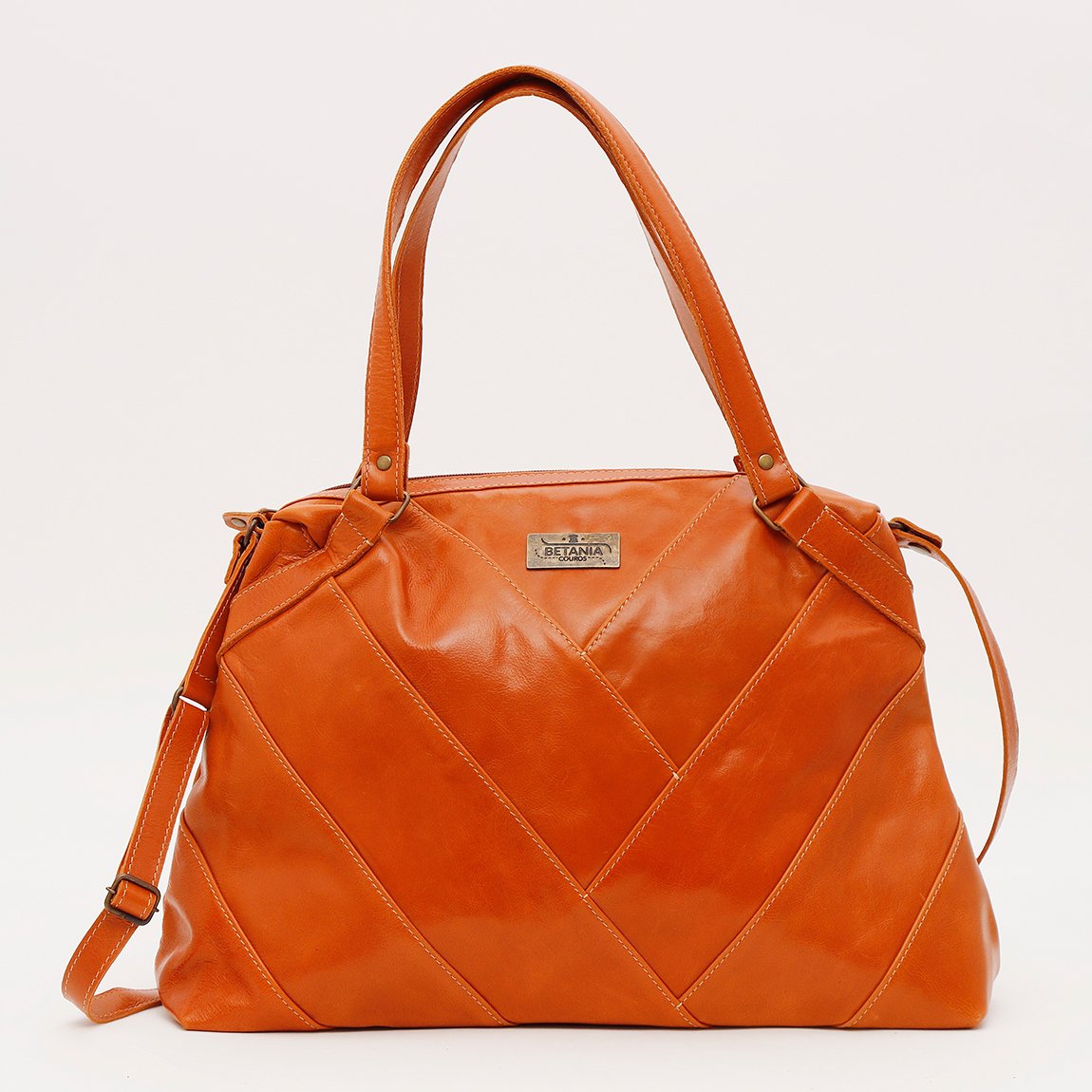 Bolsa De Ombro Social Diagonal Em Couro Cores