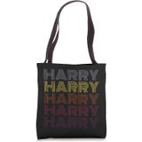 Nome Personalizado Harry Retro Shopping Travel Vintage Estilo Tote Bag