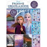 Disney Frozen 2 Create-a-Scene Sticker Pad and Sticker Scenes 46033, Multicolor