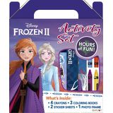 Disney Frozen 2 Coloração e Atividade Carry Set com folhas de adesivo AS45853 Bendon, Multicolor