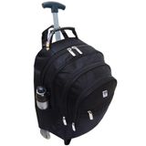 Mochila Rodinha Roda 40 Litros Puxador Reforçado Cabo De Aço