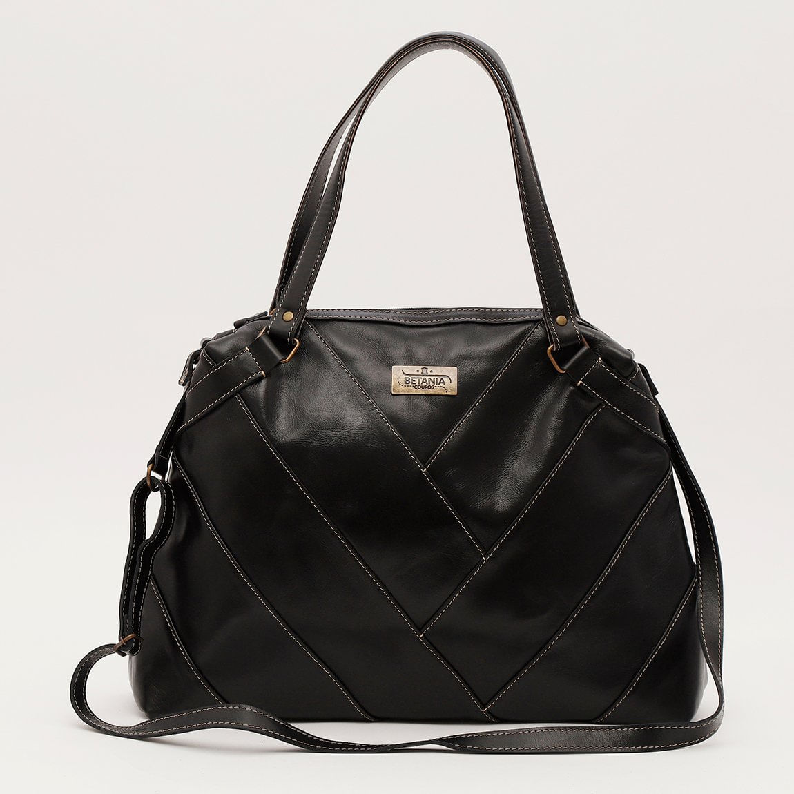 Bolsa De Ombro Social Diagonal Em Couro Cores