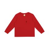 Camiseta Infantil Masculina Manga Longa Trick Nick Vermelho 2
