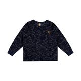 Camiseta Infantil Masculina Manga Longa Trick Nick Azul 3