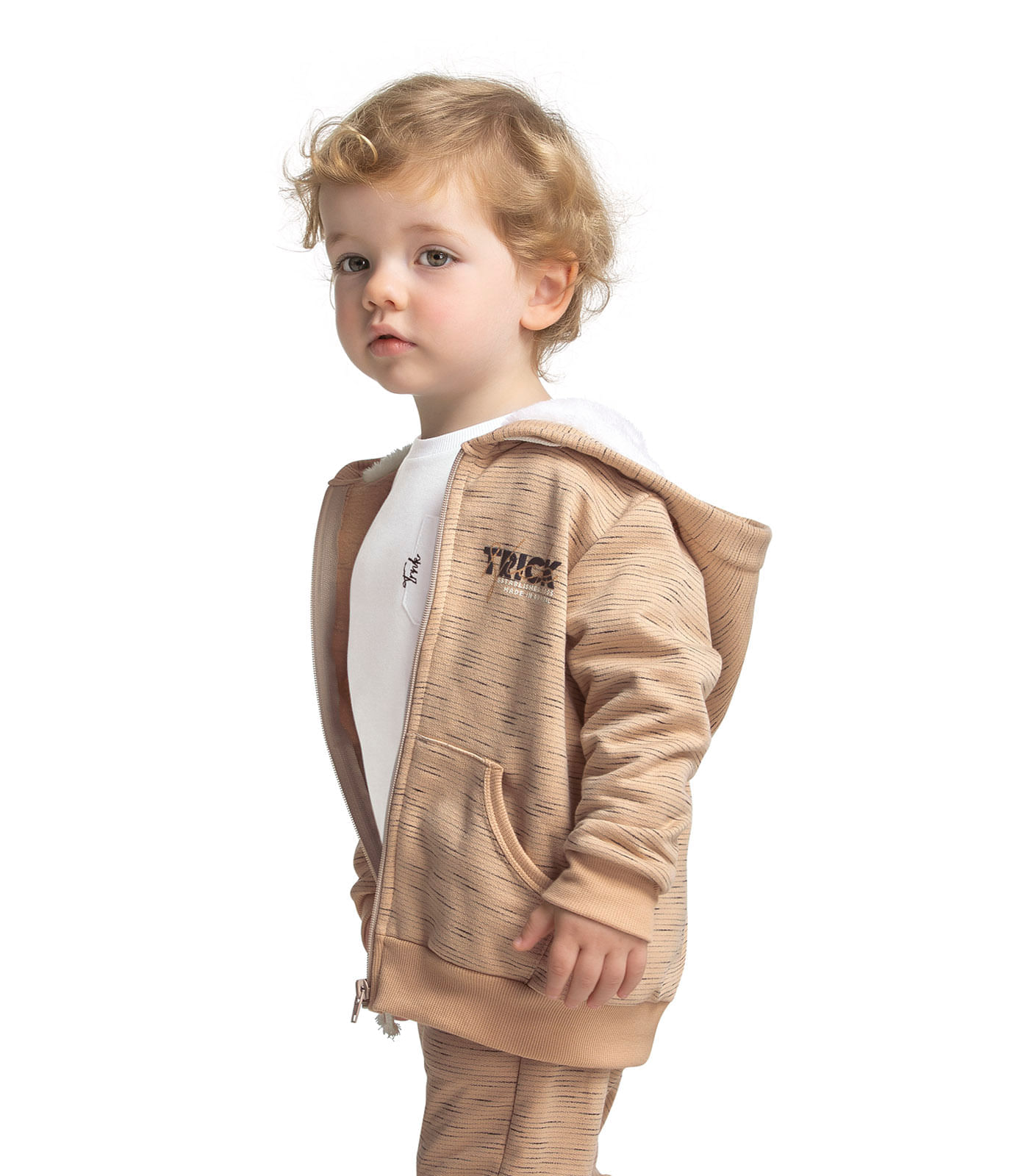 Camiseta Infantil Masculina Manga Longa Trick Nick Branco 14