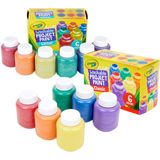 Crayola Washable Kids Paint, 12 Count, Amazon Exclusive, Gift, Sorted and Glitter