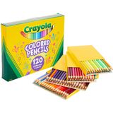 Lápis colorido crayola, sem cores repetidas, 120 contagem, presente