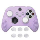 Extremerate Playvital Mauve Roxo 3d Studded Edition Anti-slip Silicone Capa Skin Para Xbox Series X Controller, Soft Rubber Case Protector For Xbox S