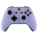 Extremerate Light Violet Faceplate Cover, Soft Touch Front Housing Shell Case, Kit Confortável De Substituição De Aperto Macio Para Xbox One S & Xbox