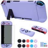 Dockable Case Para Nintendo Switch - Comcool 3 Em 1 Capa Protetora Para Nintendo Switch E Joy-con Controller Com Protetor De Tela E Apertos De Polega