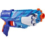 Nerf Elite Disruptor Blaster - 6-dart Tambor Rotativo, 6 Dardos Oficiais Elite, Slam Fire, Reflex Blue (exclusivo Da Amazônia)