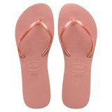 Chinelo Havaianas Flat Lisa Rosa Crocus -