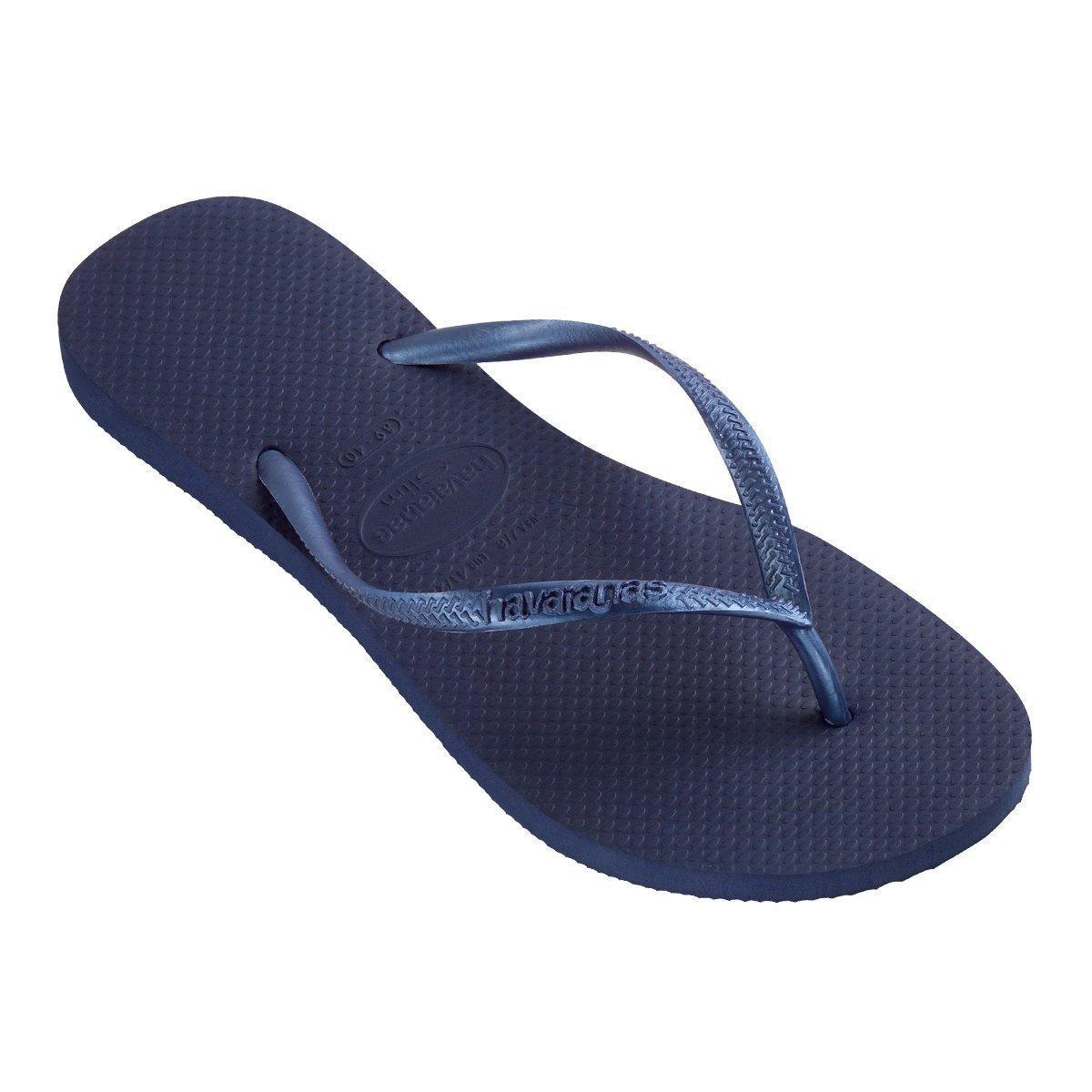 Chinelo Havaianas Slim Lisa Marinho -