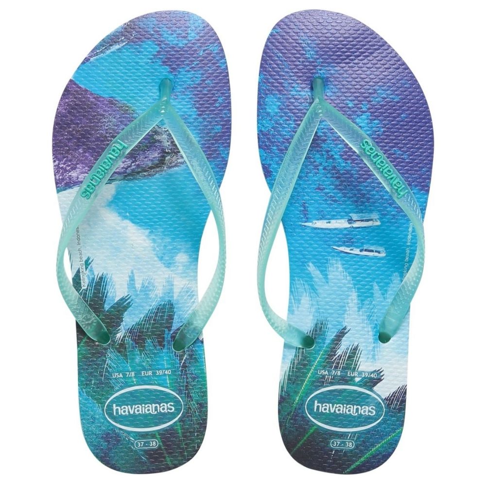 Chinelo Havaianas Slim Paisage Azul  -