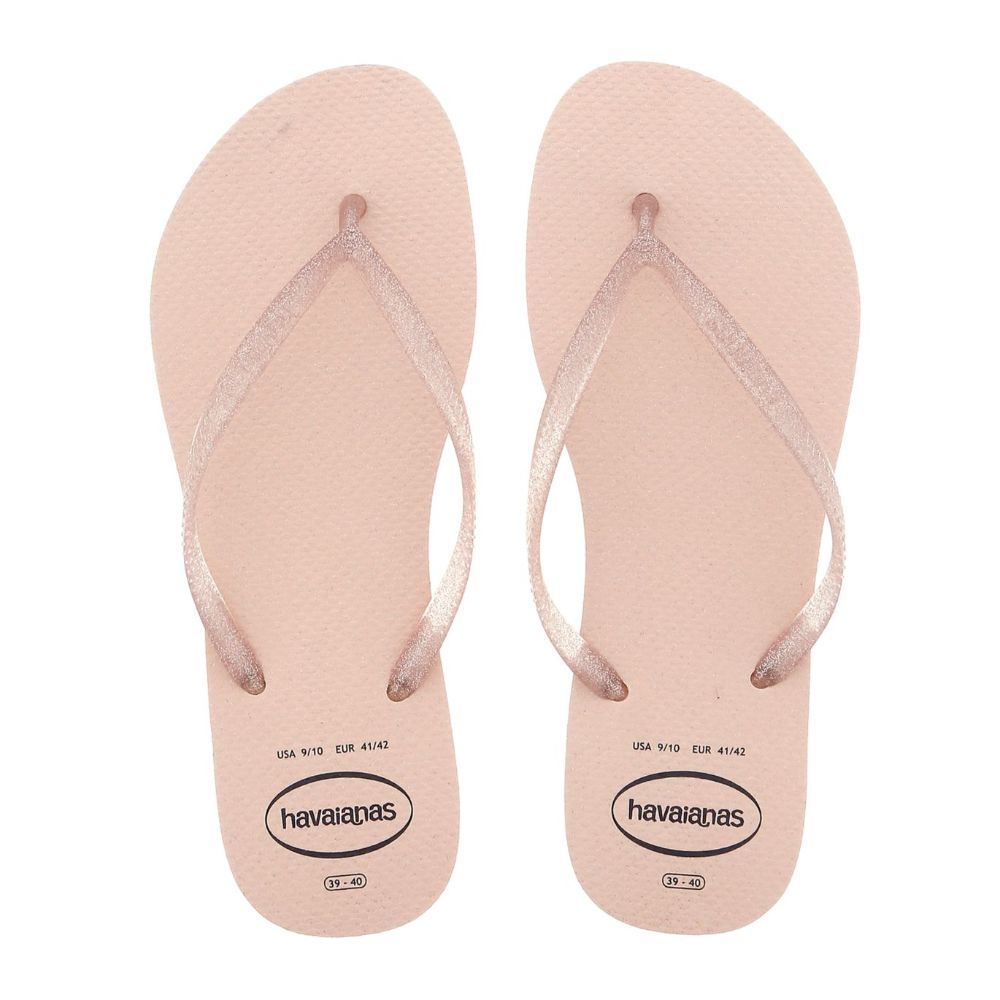 Chinelo Havaianas Slim Gloss Rosa -