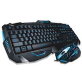 Kit Teclado E Mouse Usb Gamer Multilaser Super Iluminado