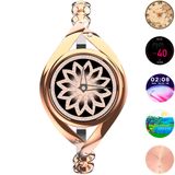 Relógio Smartwatch Feminino Bracelete Touch Screen Lemfo Fashion Dourado