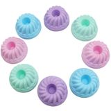 24-pack Mini Bundt Cake Pan Silicone Baking Cups Pumpkin Silicone Molds For Jelly Nonstick Fancy Dessert Mold - Bpa Free Jello And Mini Cake