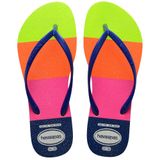 Chinelo Havaianas Slim Neon Glow Feminino, Glitter, Original