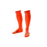 Meias De Futebol Infantis Naranjo Fluor Para Pés De 18 A 22 Cm