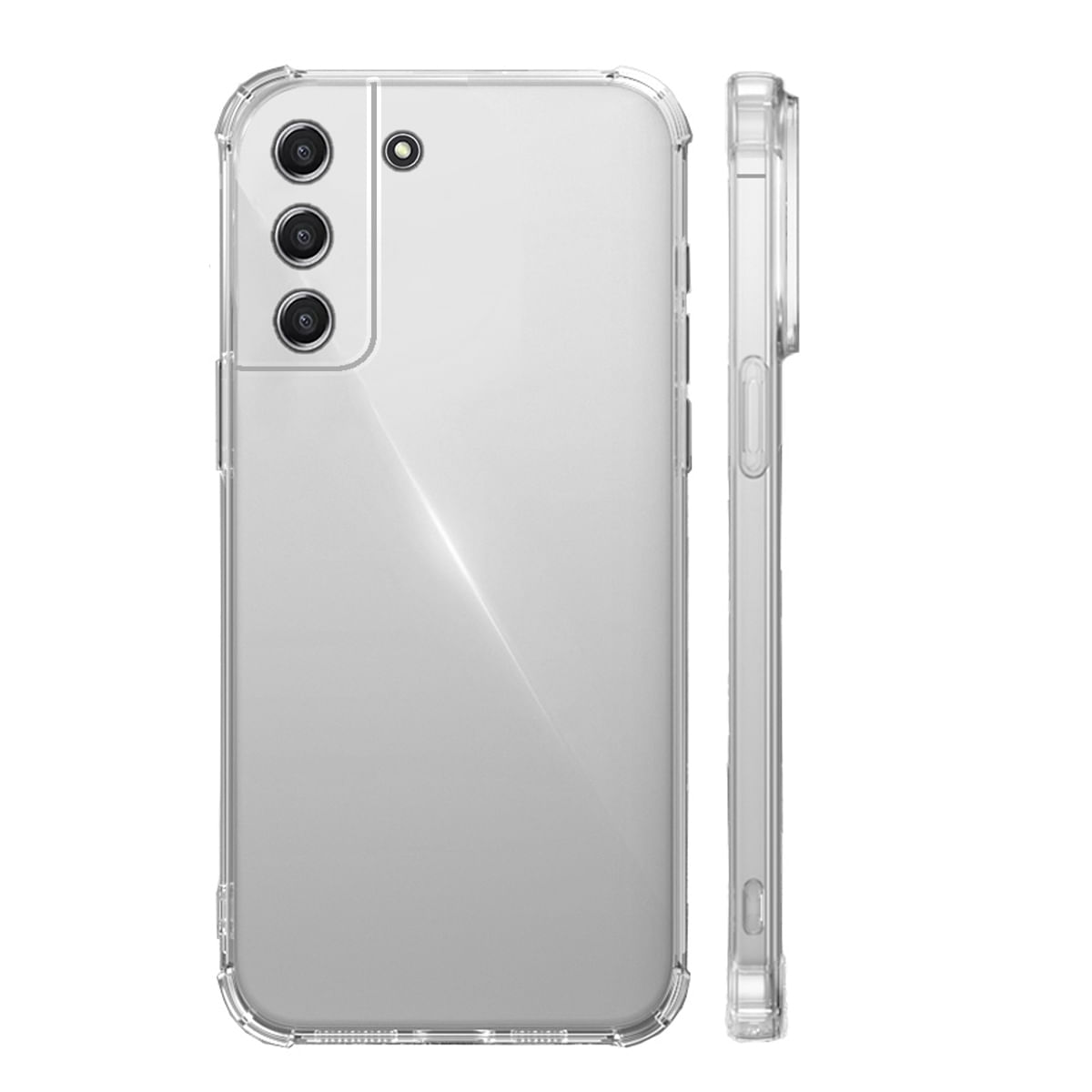 Capa Capinha Compatível Com Samsung Galaxy S22 Tela 6.1 Anti Impacto Transparente