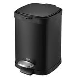 Lixeira Aço Carbono Pedal E Balde Frame 6l Brinox