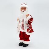 Enfeite Papai Noel Musical Natalino Movimento De Cabeça 44cm