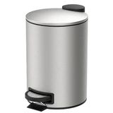 Lixeira Pedal E Balde 20l Aço Inox Escovado Spin Brinox