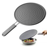 Tampa De Panela De Silicone Splatter Splatter, Estilo Ip, Resistente Ao Calor, 11 Polegadas