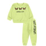 Conjunto De Moletom Bebe Infantil Femino Felpudo Blusão E Calça Menina